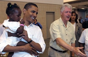 Obama and Clinton